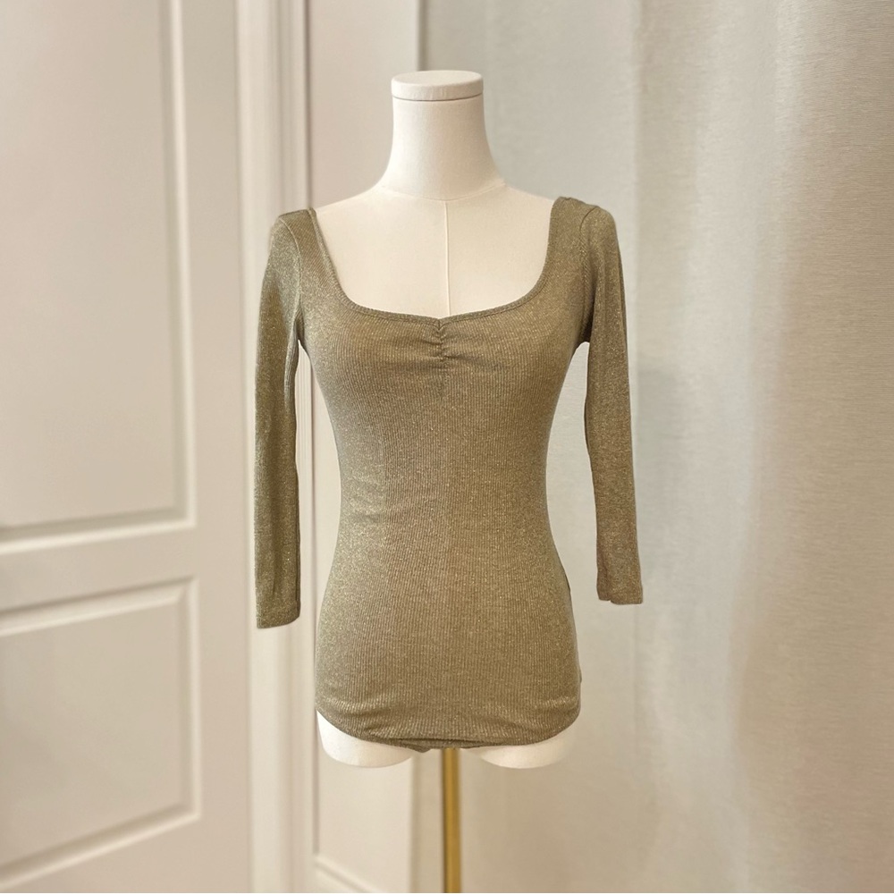 Bershka Glitter Bodysuit